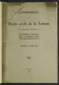 Deuxième Rapport des Commissaires