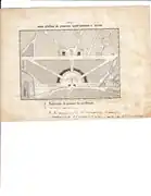 Plan du quartier Saint-Bernard annoté de la main d'Adrien-Léon Lacordaire
