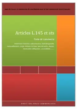 Description de l'image Juge des loyers et commission de conciliation pour le bail commercial (droit français).pdf.
