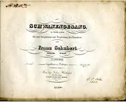 Image illustrative de l’article Schwanengesang