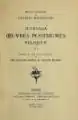 Baudelaire, Œuvres posthumes, tome 3